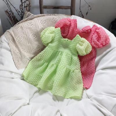 China Hot Sale QUICK DRY Family Amazon Dress Parent Child Matching Green Casual Outfit New for sale