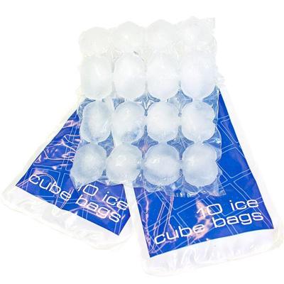 China Single-use PE Plastic Wine DIY Self-closing Self-closing Ice Cube Packing Bag Disposable Bag for sale