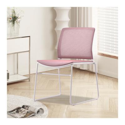 China Meeting Swivel Mesh Minimalist Small Size (Height) Adjustable Armless Office Chair With Support Aftermarket Caster Waiting Chairs for sale