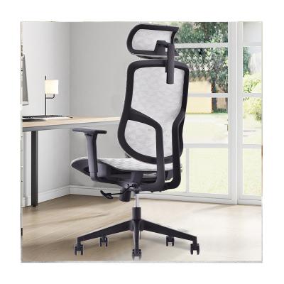 China Chunchen Adjustable Swivel Gray Office Chair Ergonomic Executive Comfortable Mesh (Height) Chairs With Back Support for sale