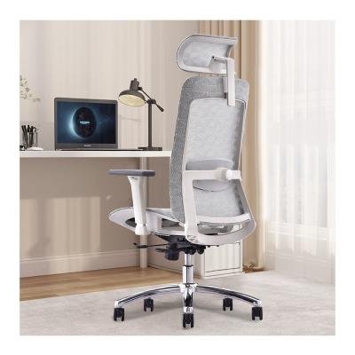 China Economical Fabric Swivel Executive Mesh Office Chair Ergonomic (Height) Mesh Backrest Office Chair Adjustable Comfortable Staff Lift Chair Manufacturer for sale