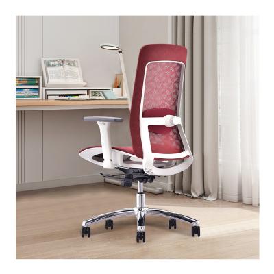 China Office Mesh Adjustable Chair (Height) With Lumbar Support Luxury Executive Ergonomic Fabric Meeting Modern Swivel Back Chair for sale