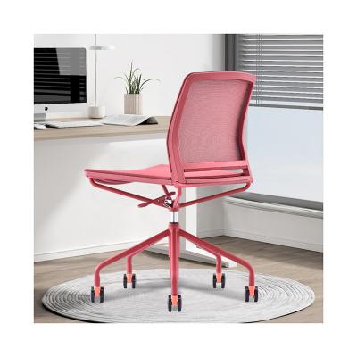 China (Size) Adjustable Economic Modern Meeting Chair Swivel Mesh New Small Size With Support Aftermarket Caster Waiting Chairs for sale