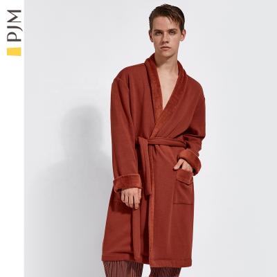 China New Arrival QUICK DRY One-Piece Velvet Sleepwear Loose Christmas Knitted Bathrobe Men's Bathrobes Kimono Family Pajamas Long Robes for sale