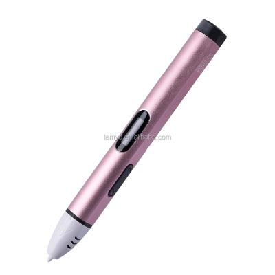 China Kids Students Drawing Magic Metal Professional 3d Printing Drawing Pen With Oled Display For for sale