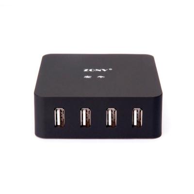 China USB 4 Product Popular Selling Electric Home Charger Wall Charger 4 USB Travel Charger With Extension Cable for sale