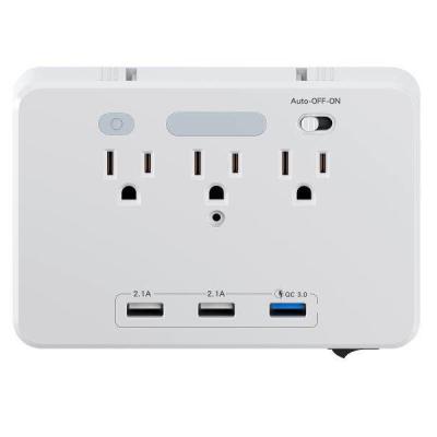 China Bestten Convenient Multi Power Outlet With 3 Plug And 3 Usb Charger for sale