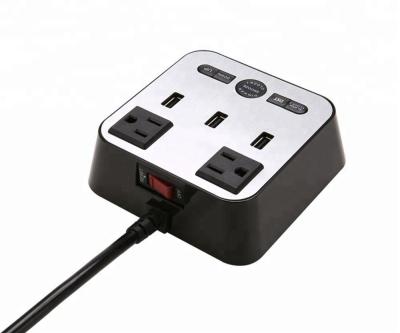 China OEM Residential / General Purpose Logo Electrical Socket USA Plugs And Sockets With USB Port For Business Gifts for sale