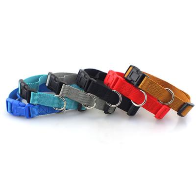 China Amazon Viable Hot Sale OEM Custom Personalized Luxury Adjustable Blank Plain Nylon Dog Collars for sale