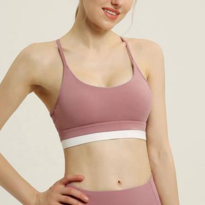 China 2021 Running Yoga Sport Bra China Supplier Women Fitness Women Tops Ladies Breathable Clothing for sale