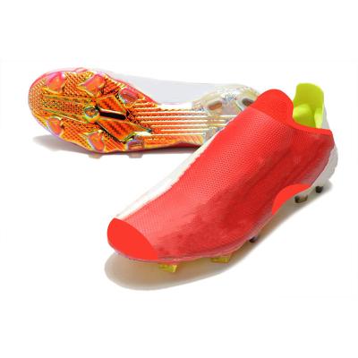 China Wear-resistant New Natural Grass Artificial Grass General Purpose Best Football Shoes Gold Soccer Cleats Red Soccer Cleats Football Shoes for sale