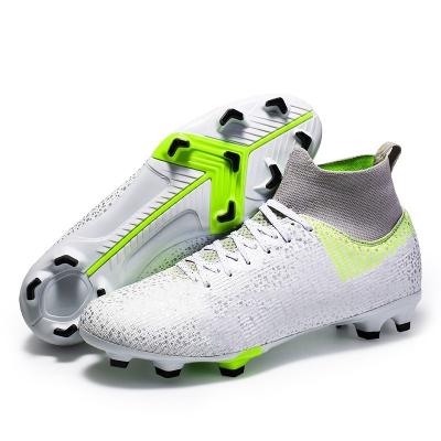 China Wear-resistant Cross-border Hot Sale High-top TPU Spikes With Broken Spikes Lawn Sneakers Soccer Ball Shoes Anime Indoor Soccer Shoes for sale