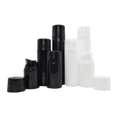 China Cosmetic Cosmetic Container 30 Black 50 80 100 120 150ml / White Airless Pump Lotion Bottles for sale