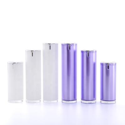 China Wholesale Cosmetic 15ml 30ml 50ml Cosmetics Empty Plastic Airless Bottles With Pump Sprayer for sale