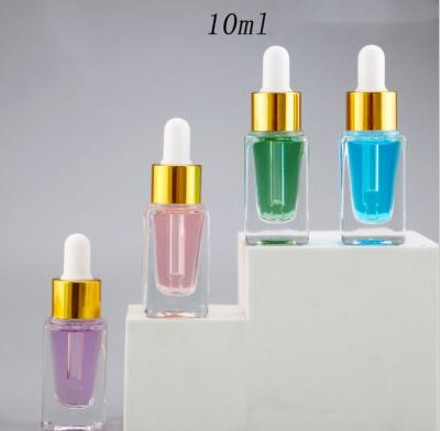 China Excellent Quality Personal Care Round Droppe Perfume Bottle 10ml Empty Skin Care Essential Oil Glass Dropper Bottle for sale