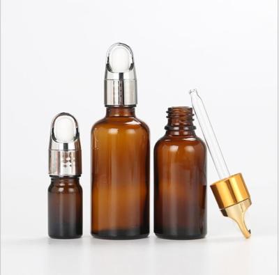 China Personal Care Factory Price 5ml 10ml 15ml 20ml 30ml 50ml 100ml Essential Oil Bottles Glass Dropper Personal Amber Bottle for sale