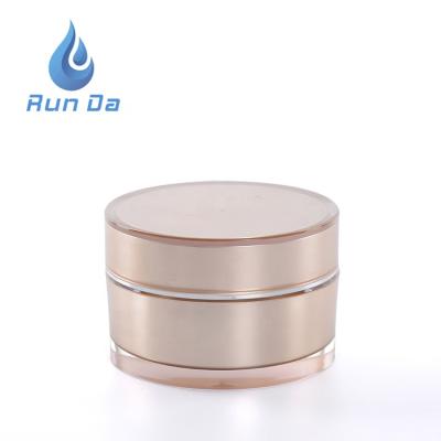 China Fashion 15g 30g 50g 30gram Plastic Acrylic Cosmetic Cream Jar High End Custom Skin Care Cream Small for sale