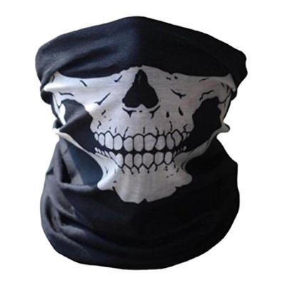 China Wear Face Mask Ghost Outdoor Cycling Sunproof Skeleton Part Neck Warmer Masks Tactical CS Hunting Scarf Seamless Magic Tube for sale