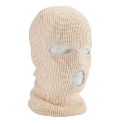 China Men's Winter Ski Mask Warm 3 Hole Knit Balaclava Hat Outdoor Army CS Full Face Cover Hood Windproof Tactical Skiing Beanies for sale