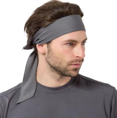 China Wholesale Highly Absorbent Ice Silk Breathable Cooling Quick-Dry Absorb Sweat Tie Up Pirate Headband Headband For Running Cycling Rise for sale