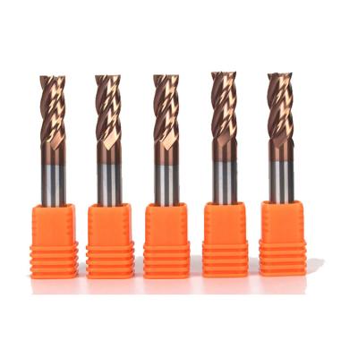 China 4F Solid Carbide Cutters Carbide End Mill Radius Corner Radius End Mill Corn Milling Cutter for sale