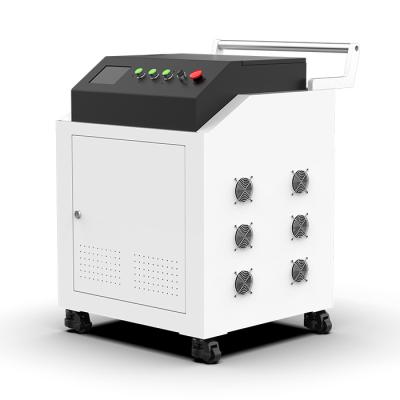 China Rust Remove Raycus 1500W Laser Machine 1.5KW Handheld Laser Cleaning Cleaning System For Metal Rust Removal for sale