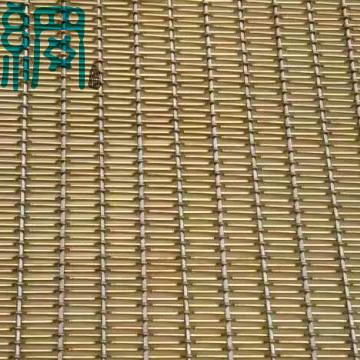 China Protective Decorative Mesh Wire Mesh Bronze For Building Facade for sale