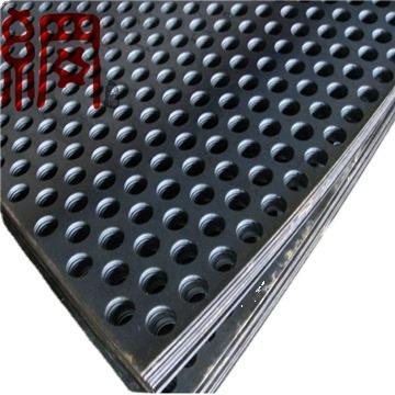 China Durable Heavy Hole Metal Pit Perforated Screen for sale