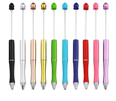 China Pearl Jewelry Ball Pen Decorative With Jewelry Pen Add A Pearl Pen Top Beadable DIY Pen for sale