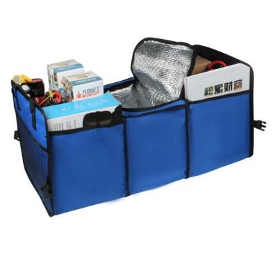 China Brief & Simple Color Car Trunk Organizer With Cooling Compartment Export To Europe For Picnic for sale