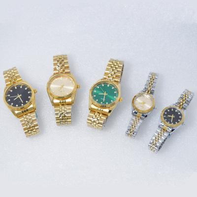 China Water resistant 2021 men and women watches luxury brand fashion diamond quartz watch iced out men watches wristwatch for sale