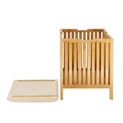 China Hot Selling Wooden Basket Square Cube Laundry Basket In Viable Natural Wood Storage Basket for sale