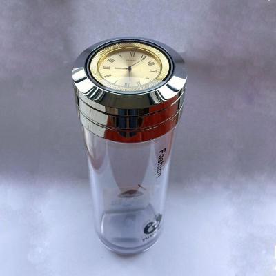 China Sustainable Innovative Water Bottle With Time Watch Cover As A Gift for sale