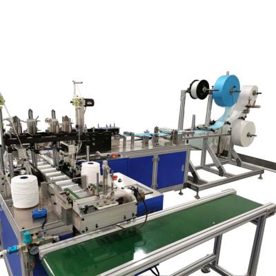 China Factory 1+1 Automatic Disposable 3 Ply Nonwoven Masks Making Machine 3ply Face Mask Making Machine Source Maker for sale