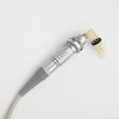 China Consumer Electronics 10 Pin Plug Push Pull Cable 90 To Degree Connector 10 Pin for sale