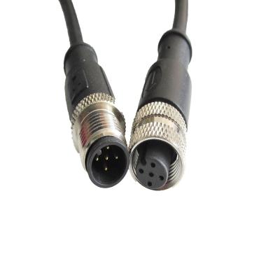 China Profibus profinet m12 brass sensor cable 5 - pin waterproof for sale