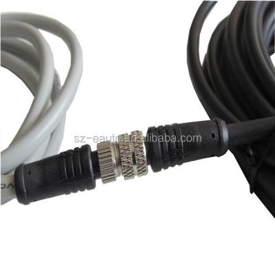 China Automation industry tall industrial pure 3 position m8 cable electrical outlets for sale