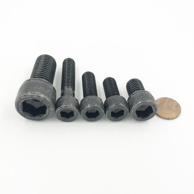 China Matte Black Head Screws Metric Hex Socket Cap Fastener Accessories OEM Accept for sale