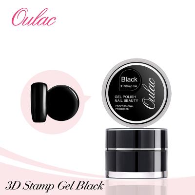 China factory sales nail pot professional nail salon 3d stamp gel 3D gel polish for sale