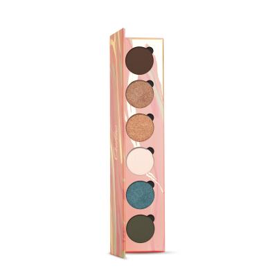 China EYE amazon oulac euro fomula 6 shades silky shimmer palette hot sale bouncy shimmer touch eyeshadow palette for sale