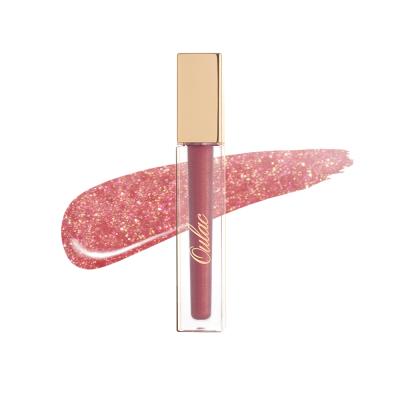 China New Oulac 2021 Hot Sale Wholesale Bulk Shimmer Waterproof Moisturizing Crystal Glitter Lip Gloss Manufacturer for sale