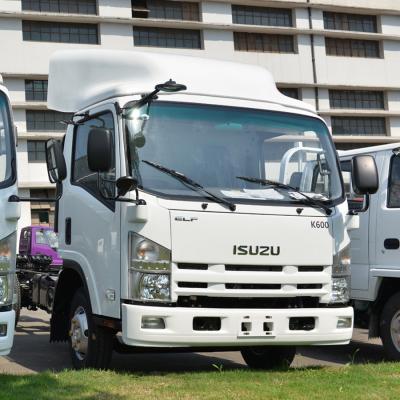 China Left Hand Drive Wide Cab Isuzu 2 Ton Flat Bed Truck 5995*2140*2245 for sale