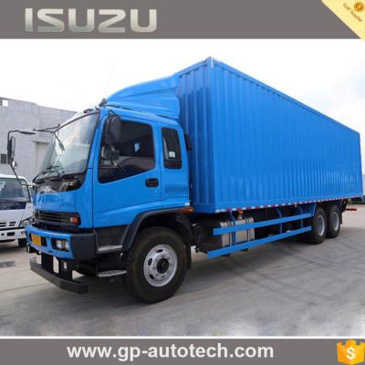 China 300hp Isuzu 10m closed van food truck with 4HK engine have options for sale