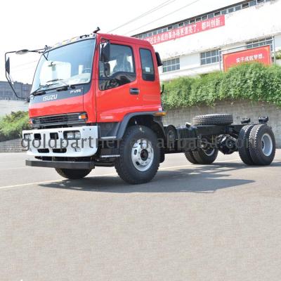 China China factory 4wheels cargo truck fvr 4X2 ISUZU FVR CHASSIS 240ps vehiculo with best price have options for sale