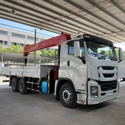 China Aluminum Alloy 16 Ton 10 Wheeler Isuzu GIGA VC6 Crane 6UZ Engine for sale