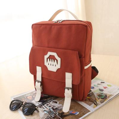 China Laptop bags use custom canvas backpack book bags for sale