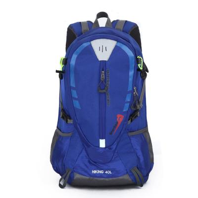 China Mountaineering Backpack 30 - 40L Capacity Outdoor Gear blue for sale