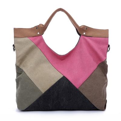 China Latest Women Gender and Cotton Canvas Fabric Material Handbag bolsas femininas bolsas cloe for sale