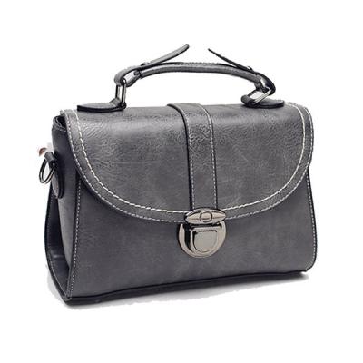 China PU grey handbag for women fashion sling bags bolsas handtaschen borse for sale