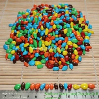 China wholesale sunflower seeds inside colorful chocolate beans piece for sale